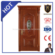 Porta de madeira interna de madeira contínua luxuosa do preço da porta de China